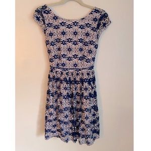 Altar’d State A-Line Open Back Mini Dress